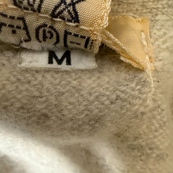 Malo 100% Cashmere Cardigan & Short Sleeve Sweater Set Oatmeal Size Medium - Picture 3 of 14